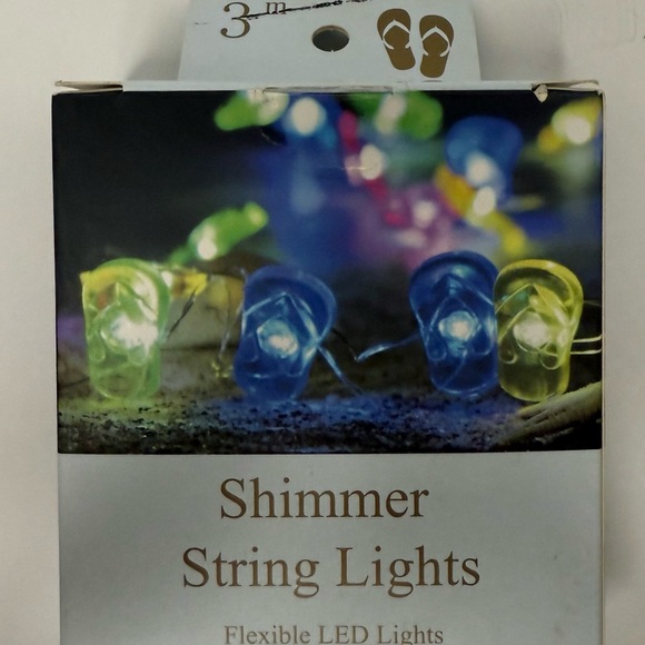 Manor Lane Flip Flop shimmer string lights 40 lights 10ft in length - Picture 5 of 5